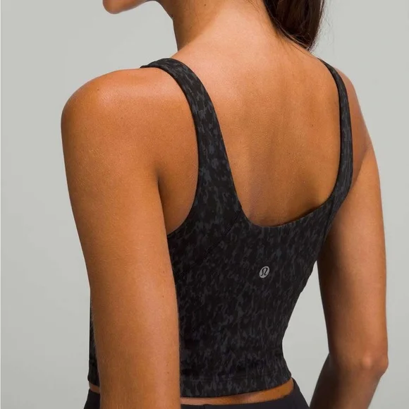 •Sold•  Lululemon Align Tank Top Leopard Camo Deep Coal Multi - Picture 2 of 13